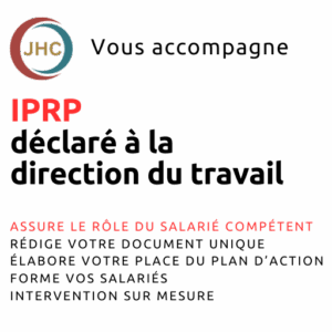 Il est écrit que JHC est déclaré à la direction du travail