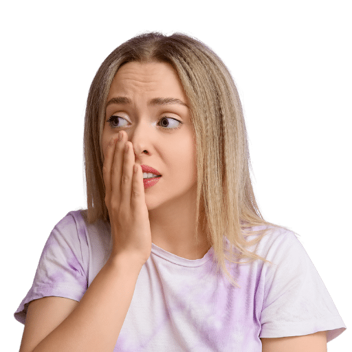 Harcèlement sexuel au travail : Femme gênée par un affichage dans la salle de pause