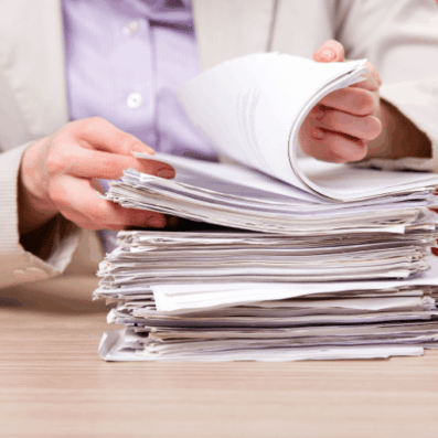 Rapport d’enquête de plusieurs pages